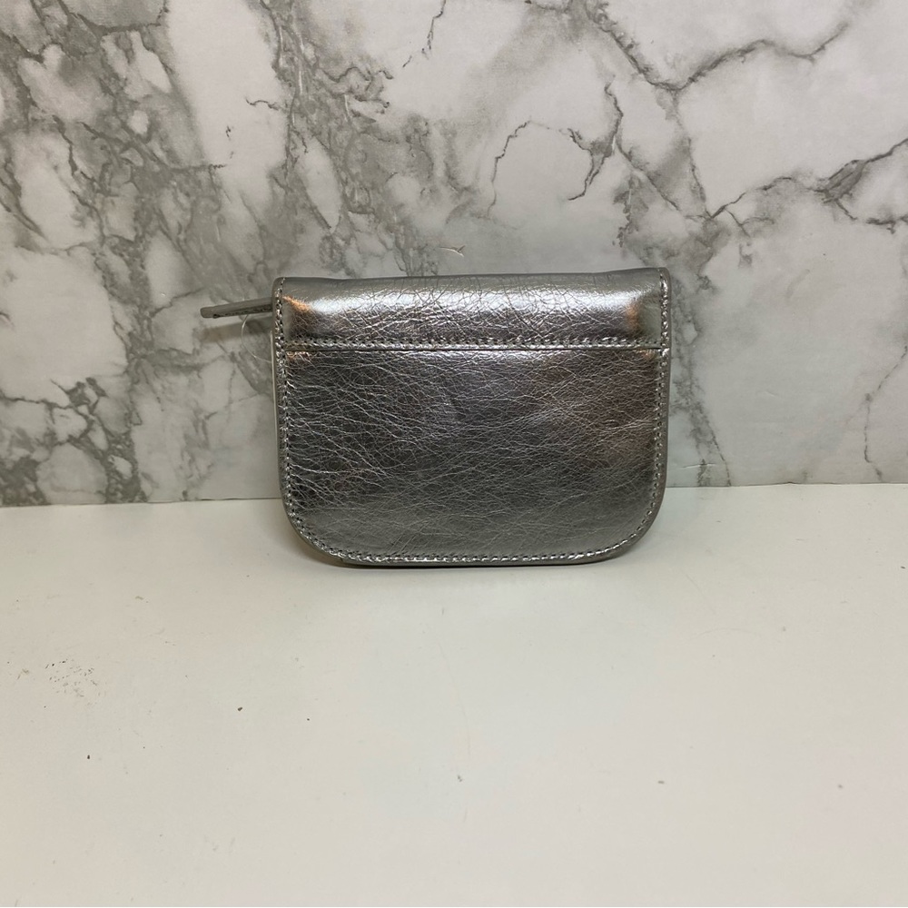 J Crew Silver Coin Purse Vintage NWT - Picture 3 of 5